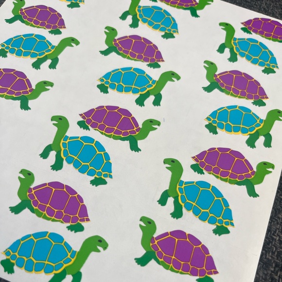 •Turtle Stickers 2 Full Sheets• - Picture 2 of 3